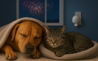 Keeping Pets Calm on Fireworks Night
