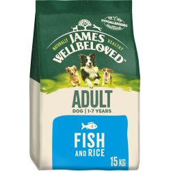 James Wellbeloved Fish & Rice 15kg