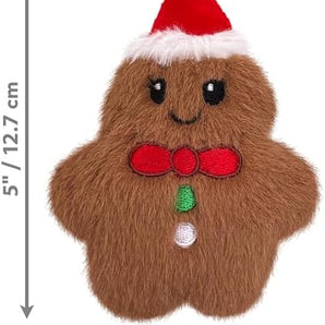 Kong Holiday Snuzzles Mini Gingerbread - XS