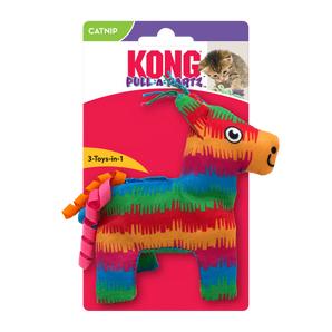KONG Cat Pull A Partz Piñata - Crinkle & Rattle Sounds Catnip Toy for Cats