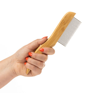 Bamboo Anti-Tangle Comb – Medium