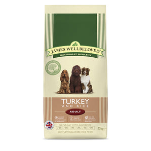 James Wellbeloved Turkey & Rice 15kg