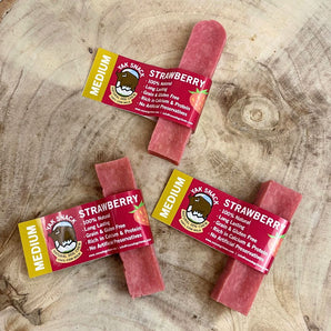 Strawberry Yak Snack Chew